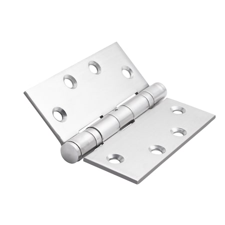 Global Door Controls 4.5 in Leaf W x 4.5 in Leaf H, Silver CS4545BBNRP-32D-3